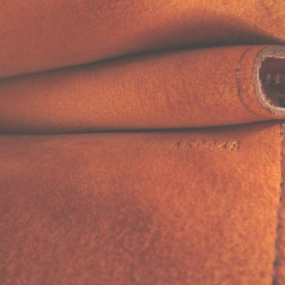 LOUIS VUITTON Brown Leather Pochette Pouch - Picture 5 of 7